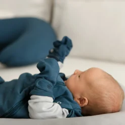 Bamboo Sleep Bag Newborn - Denim