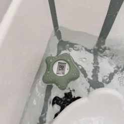 Bathtub Safety Thermometer Crab - Soft Blush