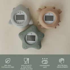 Bathtub Safety Thermometer Starfish - Moss