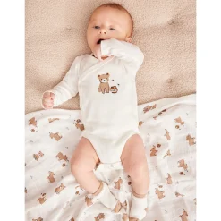 Bear 2pc Muslin Set