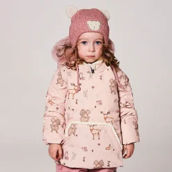 Bear Pink Knit Hat 3-36m