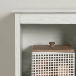 Bed and headboard set - Summer Breeze White Pine