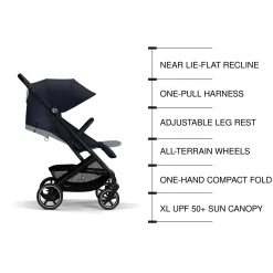 Beezy 2 Compact City Stroller - Magic Black