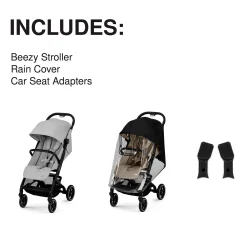 Beezy 2 Compact City Stroller - Fog Grey