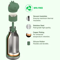 Bestie Animal Bottle 16 oz - Dino