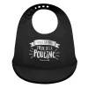 Bib Silicone Black Poutine