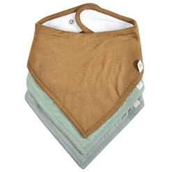 Bibs (3) Bamboo Honey / Foam / Gray