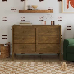 Birdie 6-Drawer Dresser - Walnut