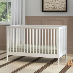 Birdie 3-in-1 Convertible Crib - White