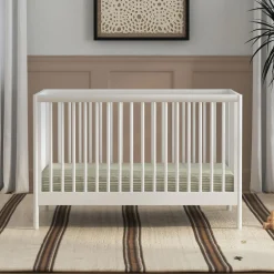 Birdie 3-in-1 Convertible Crib - White