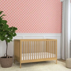 Birdie 3-in-1 Convertible Crib - Honey