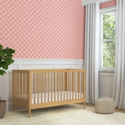 Birdie 3-in-1 Convertible Crib - Honey