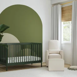 Birdie 3-in-1 Convertible Crib - Forest Green