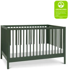 Birdie 3-in-1 Convertible Crib - Forest Green