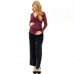 Black Classic Maternity Pants