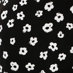 Black Floral Maternity Dress