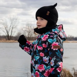 Black Knit Hat 6-24m