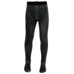 Black Lurex Tights 2-14y