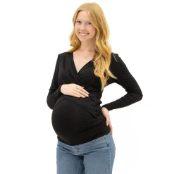 Black Nursing Long Sleeves T-Shirt