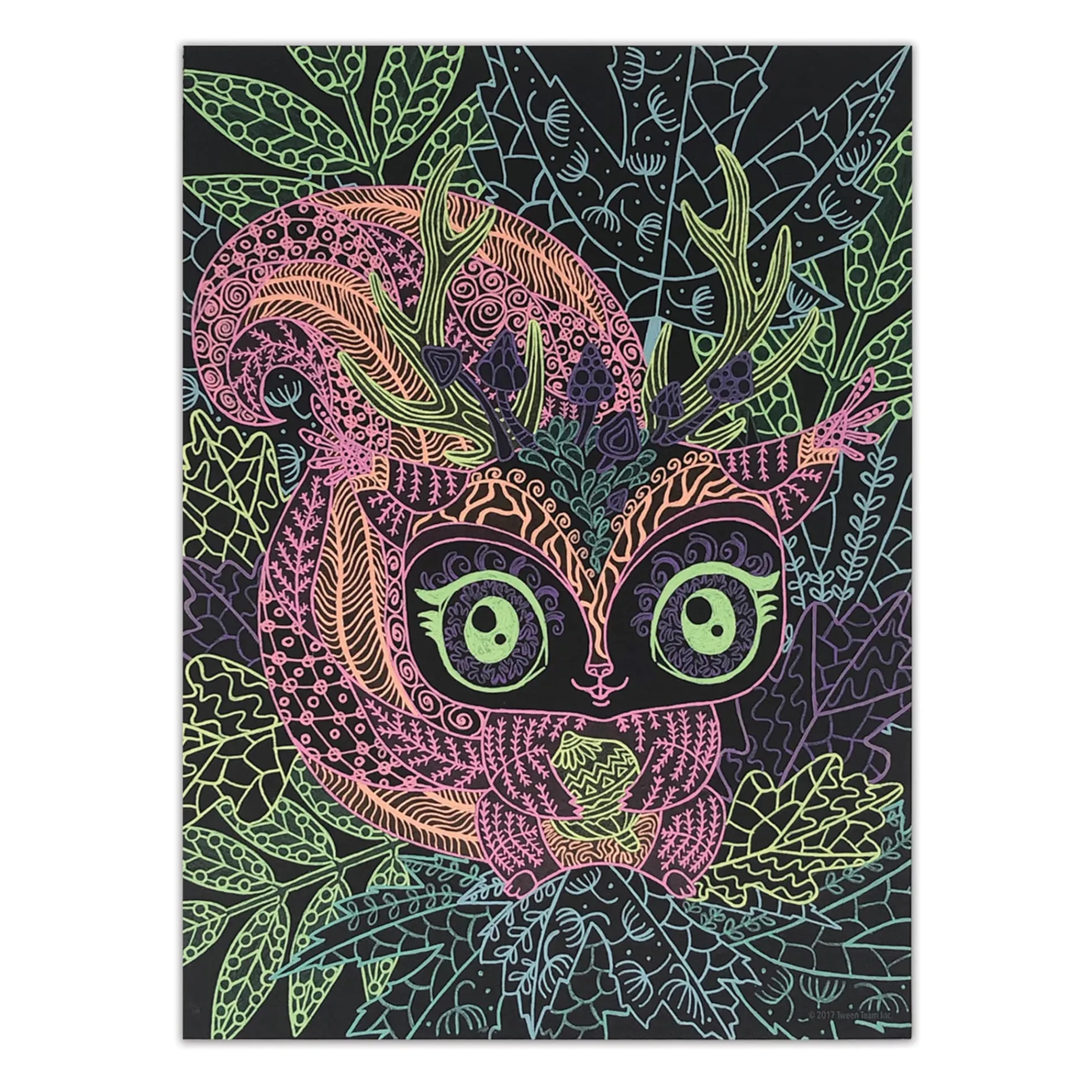 Black Pages Coloring Book