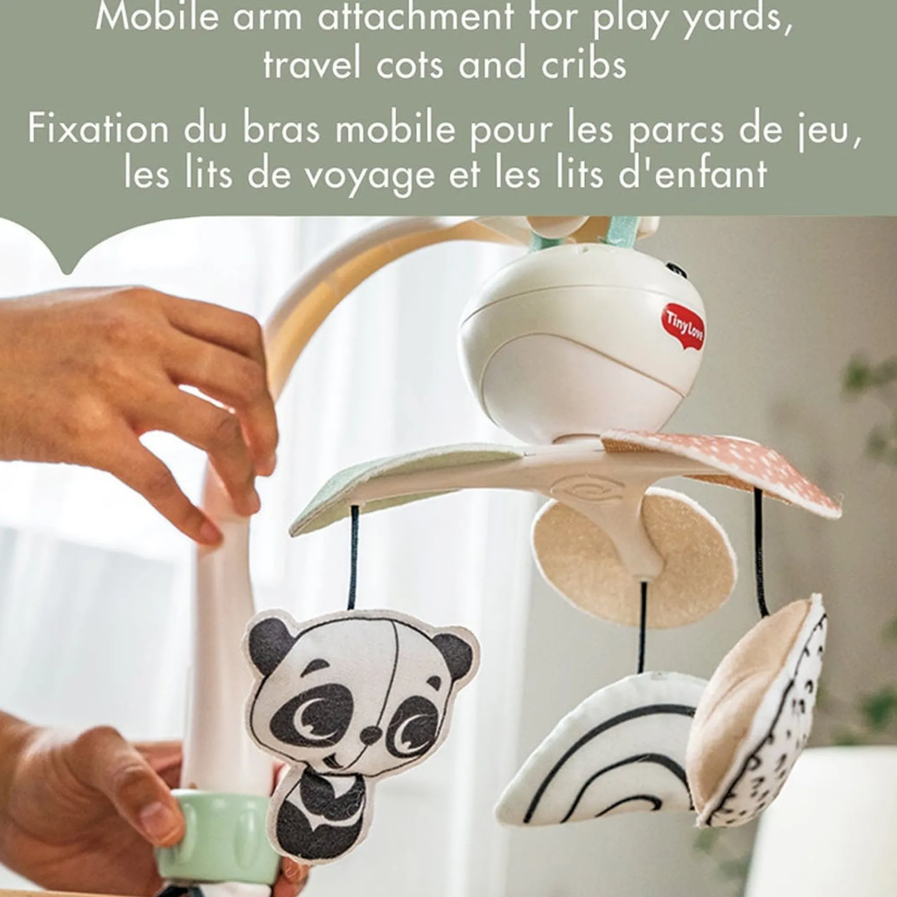 Black &White Decor Take Along Mobile