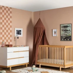 Bliss 4-In-1 Convertible Crib - Natural