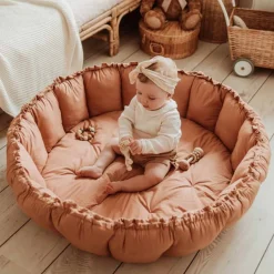 Bloom Tawny Brown Organic Babymat