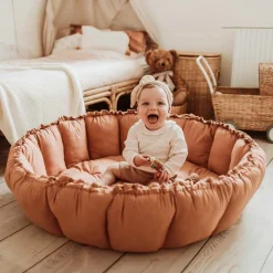 Bloom Tawny Brown Organic Babymat