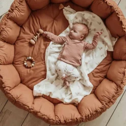 Bloom Tawny Brown Organic Babymat