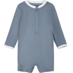 Blue Long Sleeve UV Swimsuit 0-24m