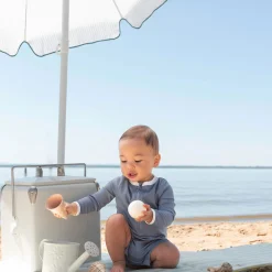 Blue Long Sleeve UV Swimsuit 0-24m