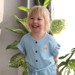 Blue Picnic Jumpsuit 2-8y