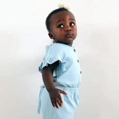 Blue Picnic Jumpsuit 2-8y