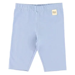 Blue Solid Biker Short 2-8y