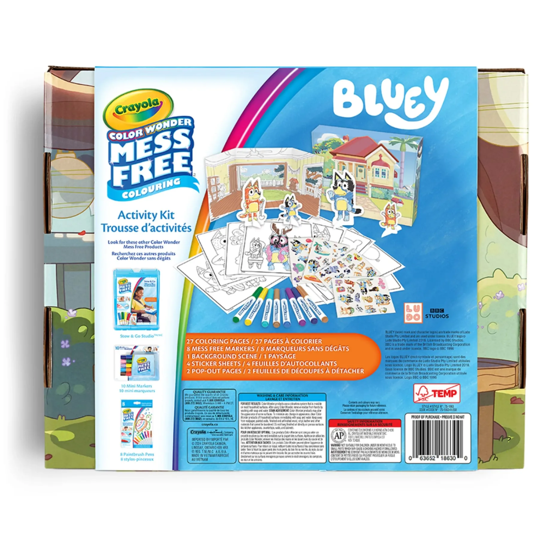 Bluey Crayola Color Wonder Mess-Free Activity Kit