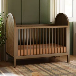 Bondi Cane 3-in-1 Convertible Crib with Toddler Bed Kit- Honey Cane