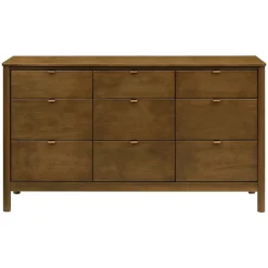 Bondi 9-Drawer Assembled Dresser - Natural Walnut