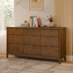 Bondi 9-Drawer Assembled Dresser - Natural Walnut