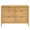 Bondi 6-Drawer Dresser - Honey