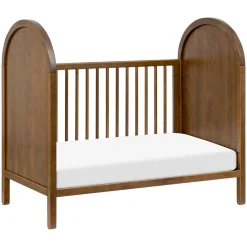 Bondi 3-in-1 Convertible Crib with Toddler Bed Kit - Walnut Natural
