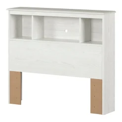 Bookcase headboard Summer Breeze - White Pine