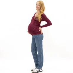 Bordeaux Nursing LS T-Shirt