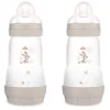 Bottles 9oz (2) Ivory Matte