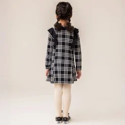 Bow Plaid Dress 2-12