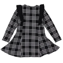 Bow Plaid Dress 2-12