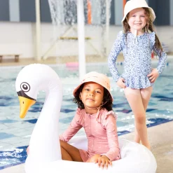 Bows Ls Uv Swimsuit 2-6