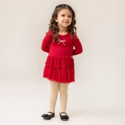 Bows Red Dress 6-24m