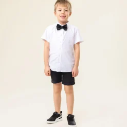 Bowtie White Shirt 2-12y