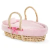 Braided Basket Pink Plush