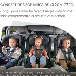 Britax Poplar™ Convertible Car Seat - STONE ONYX